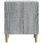 vidaXL Cabinet de chevet 2 Pièces Sonoma gris 43 x 34 5 x 50 cm
