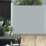 vidaXL Auvent latéral rétractable de patio 170x300 cm Gris