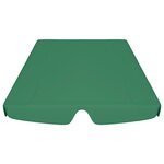 vidaXL Toit de rechange de balançoire vert 188/168x145/110 cm