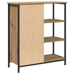 vidaXL Buffet Artisan Chêne 70x30x80 cm Bois d'ingénierie