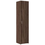 vidaXL Armoire de rangement mince chêne marron 40x42 5x225 cm