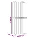 vidaXL Armoire de rangement d'extérieur noir 65x37x165 cm PP