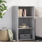 vidaXL Buffet sonoma gris 50x41x93 cm bois d'ingénierie