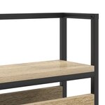 vidaXL Tête de lit de rangement Chêne sonoma 90 cm Bois d'ingénierie
