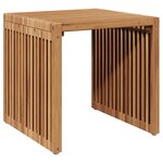 vidaXL Table d'apoint de jardin 45x42 5x45 cm en bois massif de teck