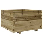 vidaXL Jardinière 80x80x49 5 cm bois de pin imprégné