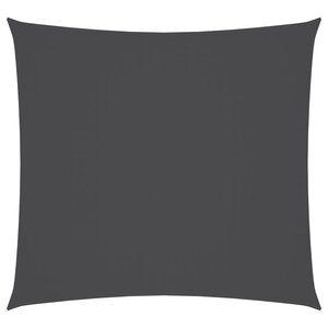 vidaXL Parasol en tissu oxford carré 7x7 m anthracite