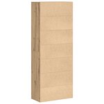 vidaXL Buffet en chêne artisanal 70x35x180 cm Bois d'ingénierie