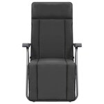 vidaXL Chaises pliables de jardin avec coussins lot de 2 Gris