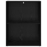 vidaXL Étagère Chêne noir 60 x 30 x 76.5 cm Bois d'ingénierie