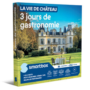 SMARTBOX - Coffret Cadeau La vie de château 3 jours de gastronomie -  Séjour