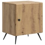 vidaXL Cabinet de chevet 2 Pièces Chêne artisanal 43 x 34 5 x 50 cm