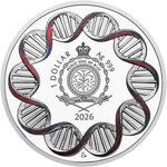 Monnaie BRAIN Human Body 1 Oz Argent 1$ Niue 2026 (PRÉCOMMANDE)
