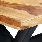 vidaXL Table de salle à manger 180x90x75 cm Bois de Sesham solide