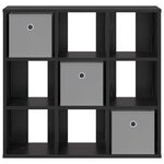 vidaXL Buffet Chêne noir 73 5 x 24 x 69 5 cm
