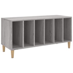 vidaXL Armoire à disques sonoma gris 100x38x48 cm bois d'ingénierie