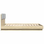 vidaXL Cadre de lit sans matelas chêne sonoma 120x200 cm