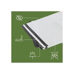 Pack and Move - Lot 120 enveloppes pour expédition - 27 x 30 cm - Fermeture adhésive - Opaques  étanches et indéchirables