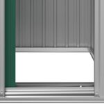 vidaXL Abri de jardin Vert 126x97 5x177 cm Acier galvanisé