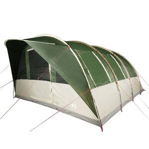 vidaXL Tente familiale tunnel 7 personnes vert imperméable
