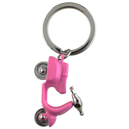 Porte clés scooter rose