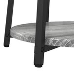 Table d'appoint vidaXL 2 pièces Gris Sonoma en bois d'ingénierie et métal