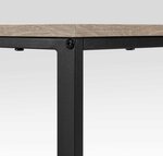 Bureau table informatique table d’étude avec étagère à 2 niveaux à gauche ou à droite pour bureau salon cadre en métal style industriel gris 12_0004663