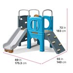 Climber Aire de jeux bleue et grise