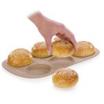 Moule à buns en silicone x 6 - tescoma