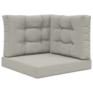 vidaXL Coussin de canapé d'extérieur Polyester Gris 60 x 60 cm