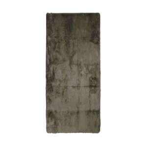 NEO YOGA Tapis de salon ou chambre - Microfibre extra doux - 80 x 180 cm - Taupe
