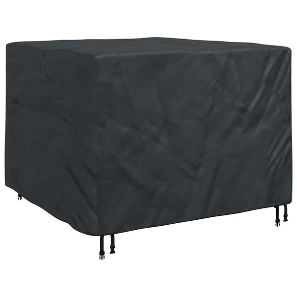 vidaXL Housse de meubles d'extérieur Noir 125 x 125 x 74 cm Tissu 600D