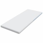 vidaXL Surmatelas Blanc 70 x 200 cm Mousse à mémoire de gel