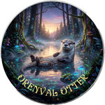 Monnaie ORENVAL OTTER Forest Totems V 1 Oz Argent 1$ USA 2026