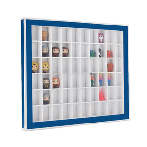 Boite de rangement pour 60 petits objets de collection.