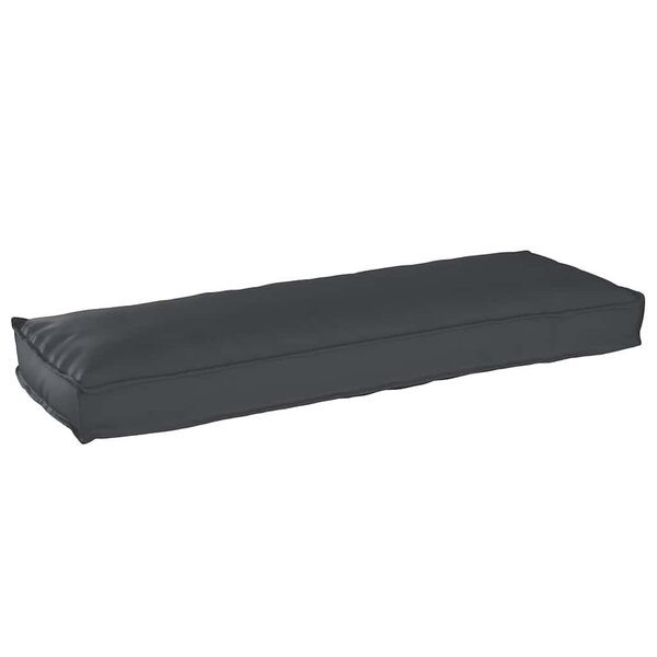 vidaXL Coussin de Palette pour Banc Noir 120 x 40 x 8 cm en Tissu Oxford