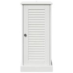 vidaXL Armoire de salle de bain avec porte VIGO Blanc et Blanc Antique