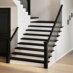 vidaXL Marches d'escalier 2 Pièces marron foncé 120x30x2 cm chêne massif