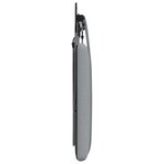 vidaXL Tête de lit suspendue Gris clair Tissu