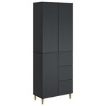 vidaXL Ensemble de Meubles 2 Pièces 66 x 34 5 x 90 cm Bois d'ingénierie