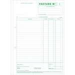 Manifold Factures Avec Mention Tva 29 7x21cm 50 Feuillets Tripli Autocopiants - X 5 - Exacompta
