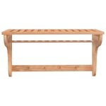 vidaXL Porte-serviette 60x30x35 cm Bois massif de noyer