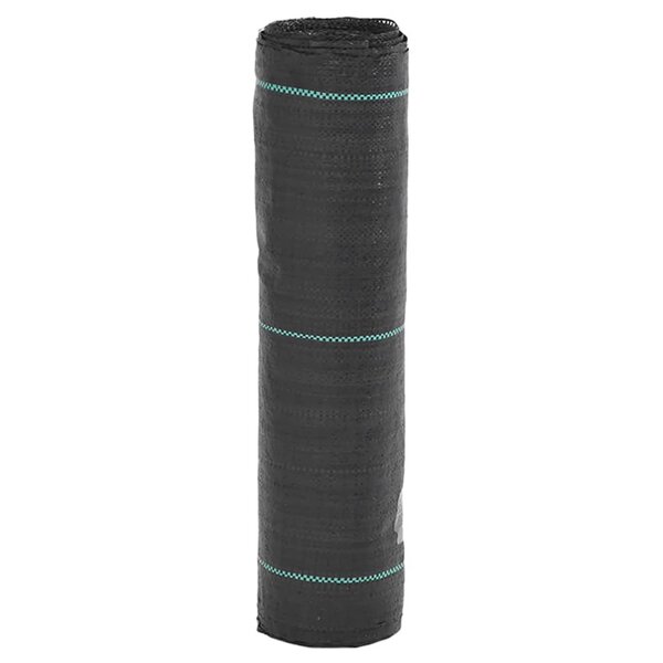 vidaXL Membrane anti-mauvaises herbes noir 0 5x25 m PP