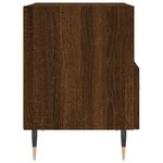 vidaXL Tables de chevet 2 Pièces chêne marron 40x35x47 5 cm