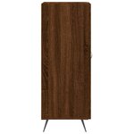 vidaXL Buffet Chêne marron 34 5x34x90 cm Bois d'ingénierie