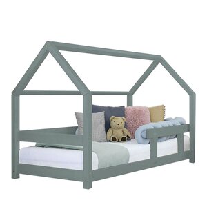 Lit cabane enfant TERY 120 x 190 vert sauge