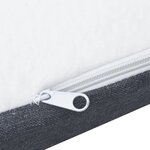 vidaXL Surmatelas de sommier tapissier 200x200x5 cm