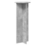 vidaXL Support de Plante 2 pièces Gris béton Ø40 x 100 cm