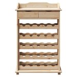 vidaXL Étagère à vin 90 x 60 x 30 cm Bois de pin massif