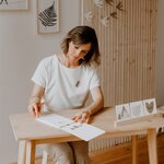 Carte - Hirondelles dorées